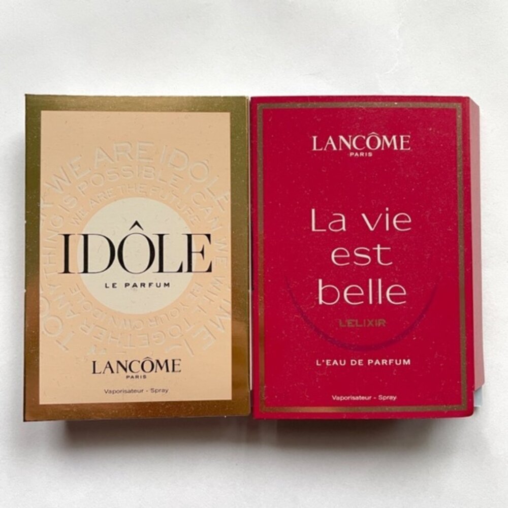 Lancome Idole & La Vie Est Belle EDP Sample Sprays .04oz, 1.2ml Each